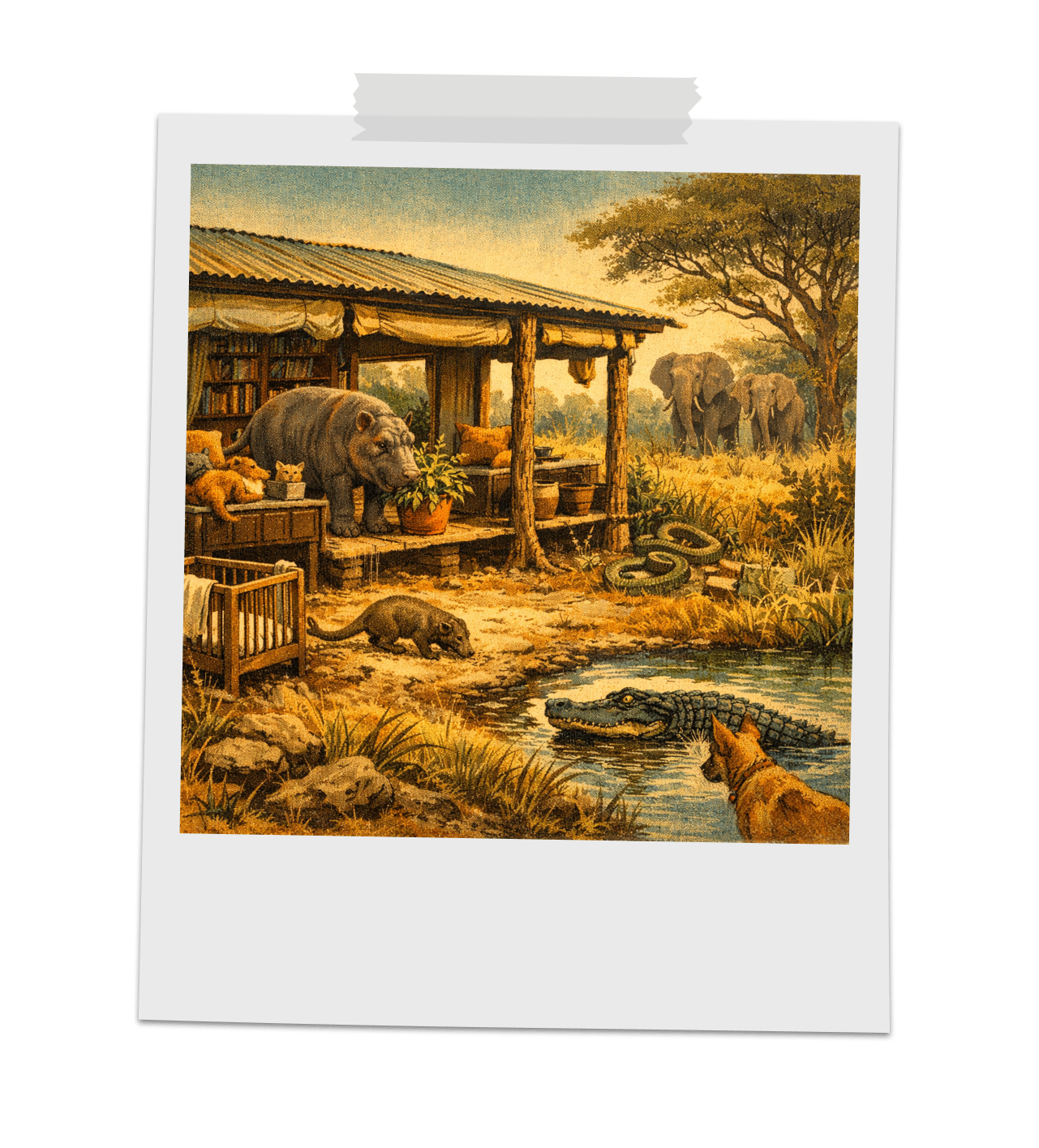 Nič, kar uravnovešena družina širokih nazorov ne bi mogla urediti 🐊